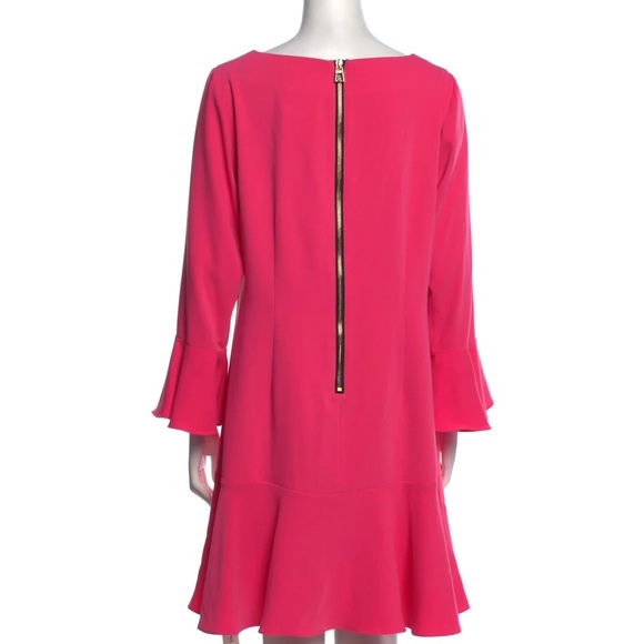 Sail to Sable Pink Long Sleeve Peplum Dress - Picture 5 of 10